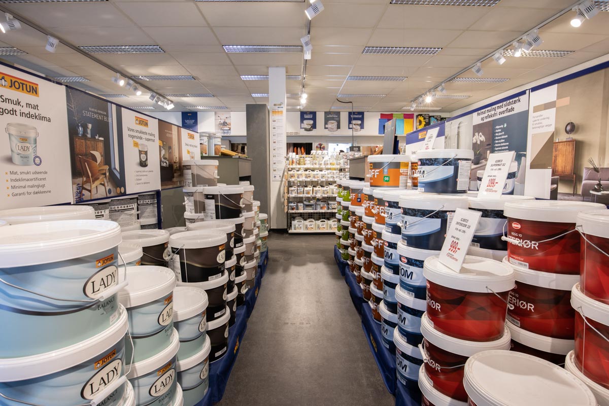 Hørsholm Farvecenter - billeder fra butikken