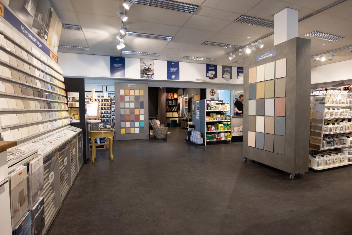 Hørsholm Farvecenter - billeder fra butikken